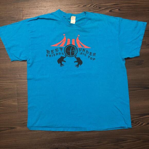 Gildan Other - Blue ‘Best Friends Under Big Foot’ Circus Graphic Tee